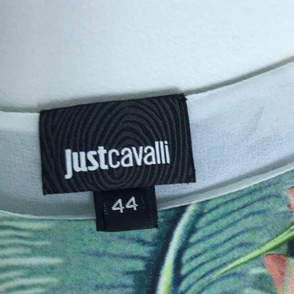 Just Cavalli silk tropical jumpsuit, IT 44 , excellent condition, side pockets - Picture 4 of 4